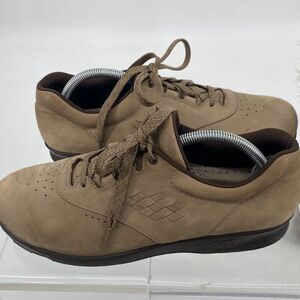 SAS Tripad Comfort Women's Free Time Suede Nubuck Oxford Shoes‎ Tan Size 10N